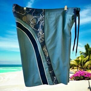 Mens BOARD SHORTS by CRAZY SHIRTS Trunks Blue